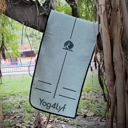 Alignment Design 8 MM Grey Cotton Yoga Mat